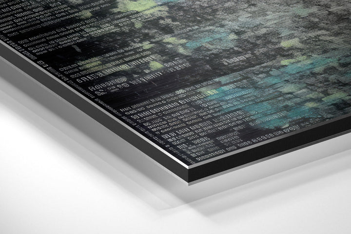 Umbrella Brushed Aluminum Dibond Wall Art.
