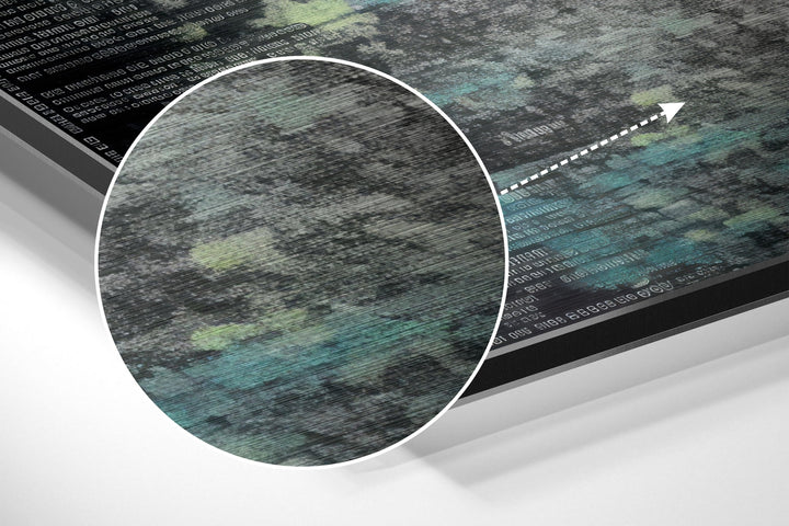 Umbrella Brushed Aluminum Dibond Wall Art.