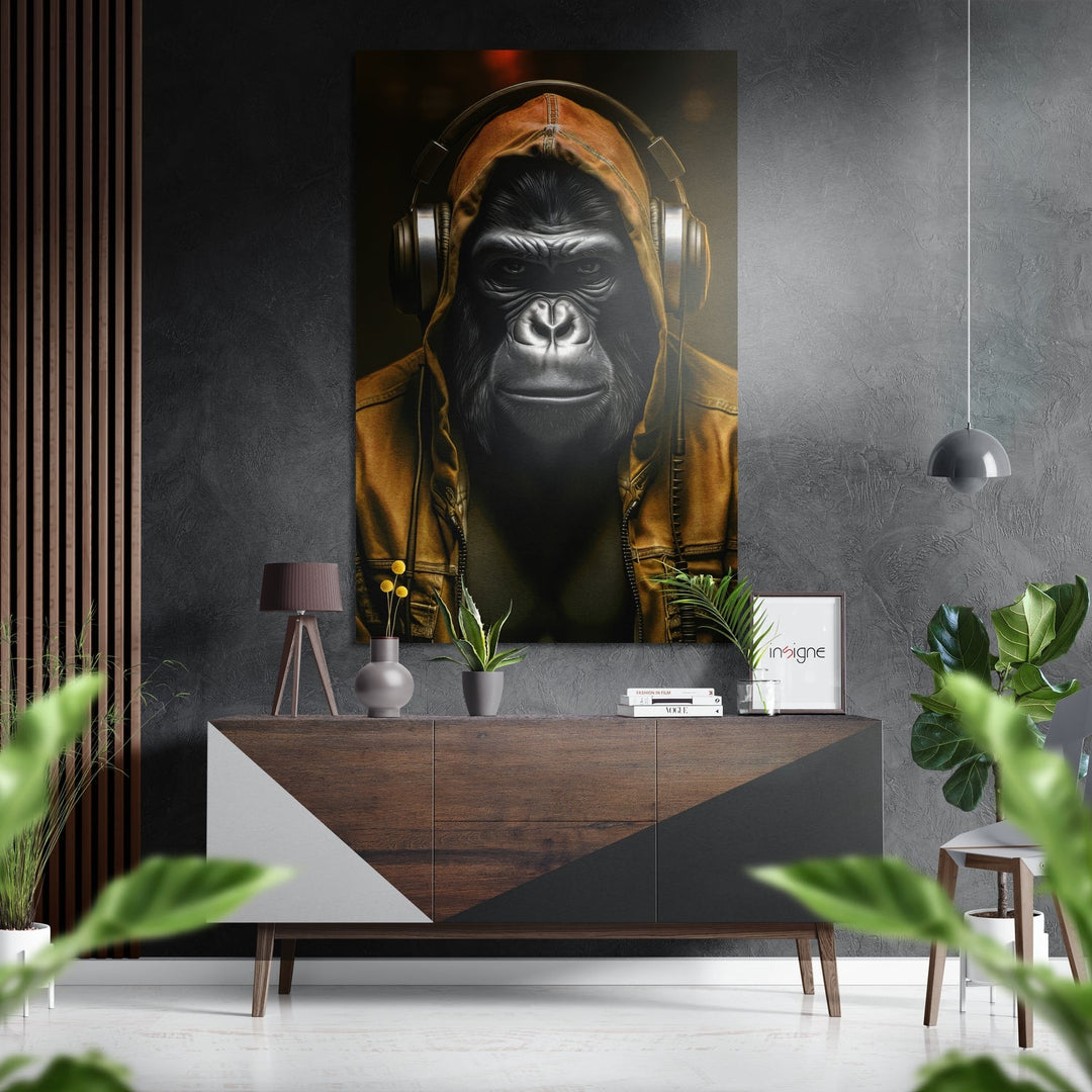 Age of Apes Brushed Aluminum Dibond Wall Art.