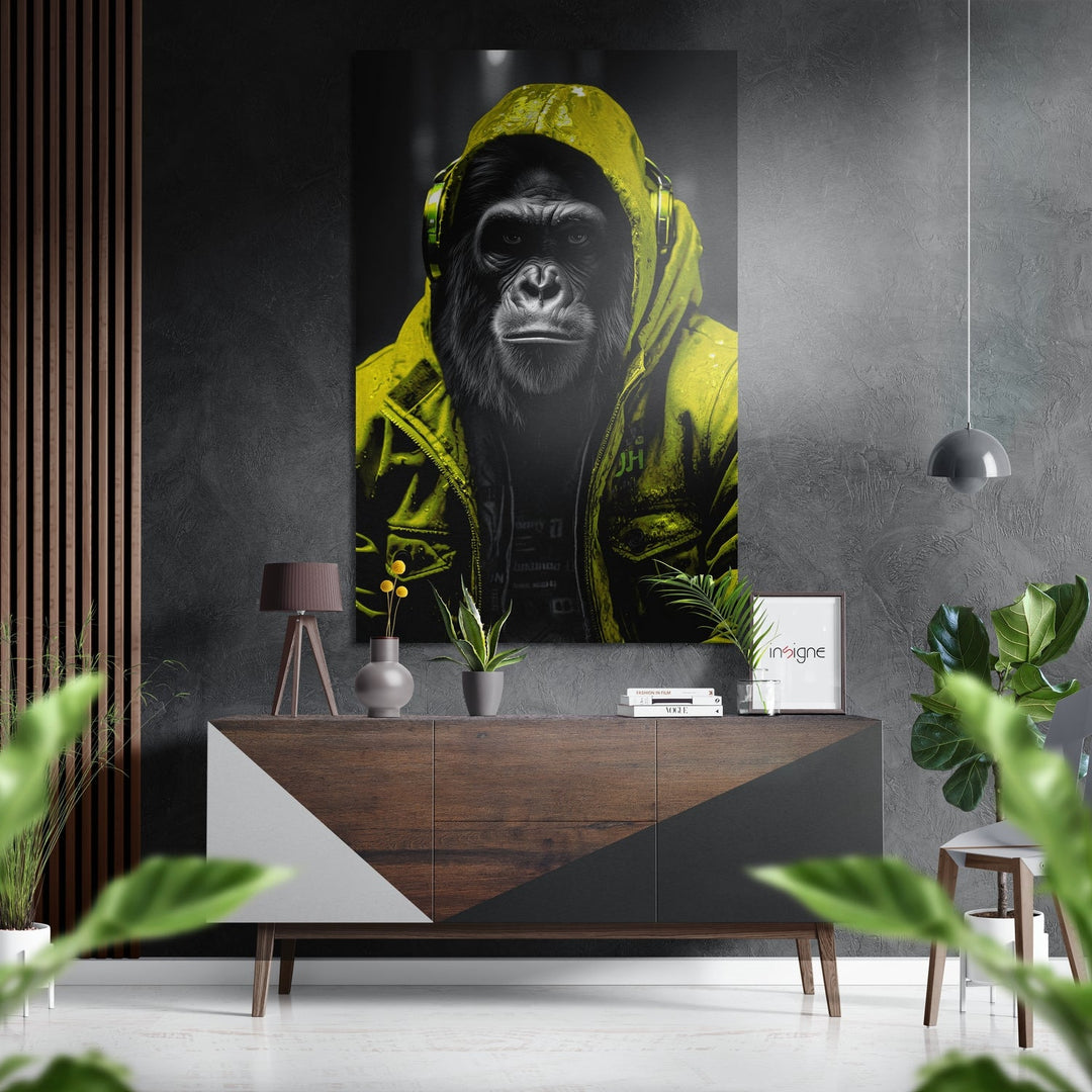 Age of Apes Brushed Aluminum Dibond Wall Art.