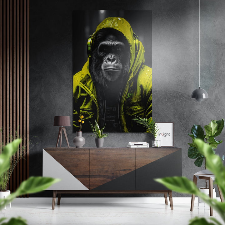 Age of Apes Brushed Aluminum Dibond Wall Art.