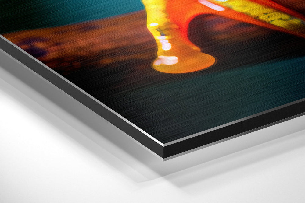 Froglet Brushed Aluminum Dibond Wall Art.