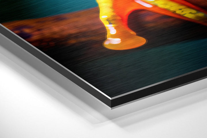 Froglet Brushed Aluminum Dibond Wall Art.