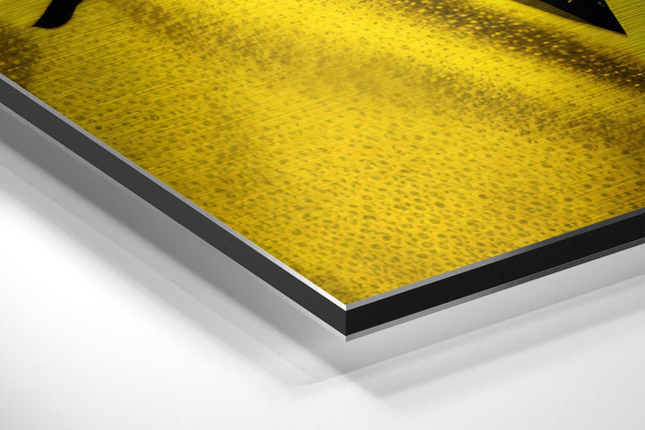 Heisenberg Brushed Aluminum Dibond Wall Art.