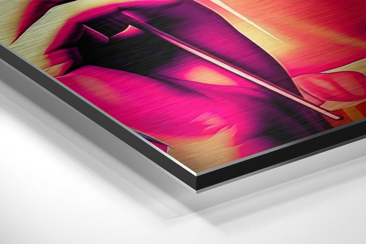 Lollipop Brushed Aluminum Dibond Wall Art.
