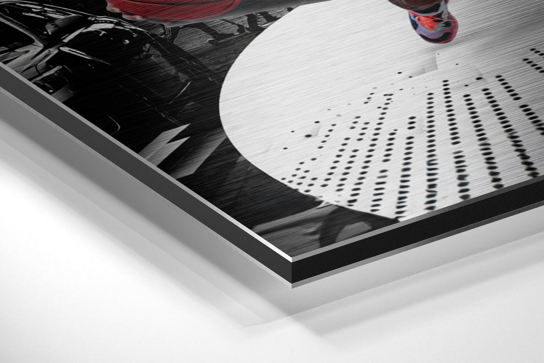 James Harden Brushed Aluminum Dibond Wall Art.
