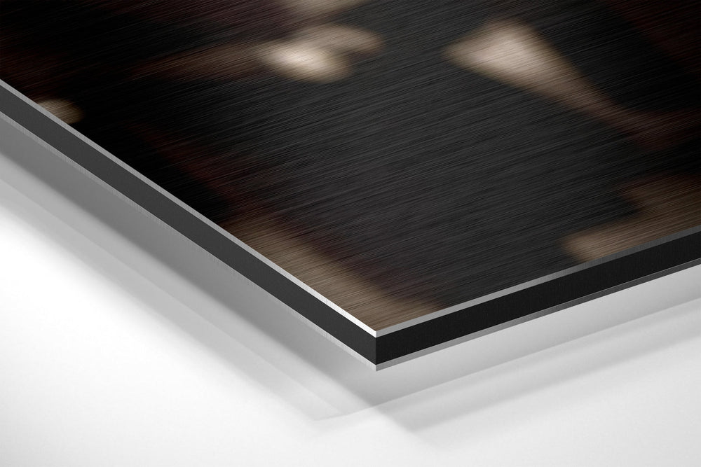 Ataturk Brushed Aluminum Dibond Wall Art.