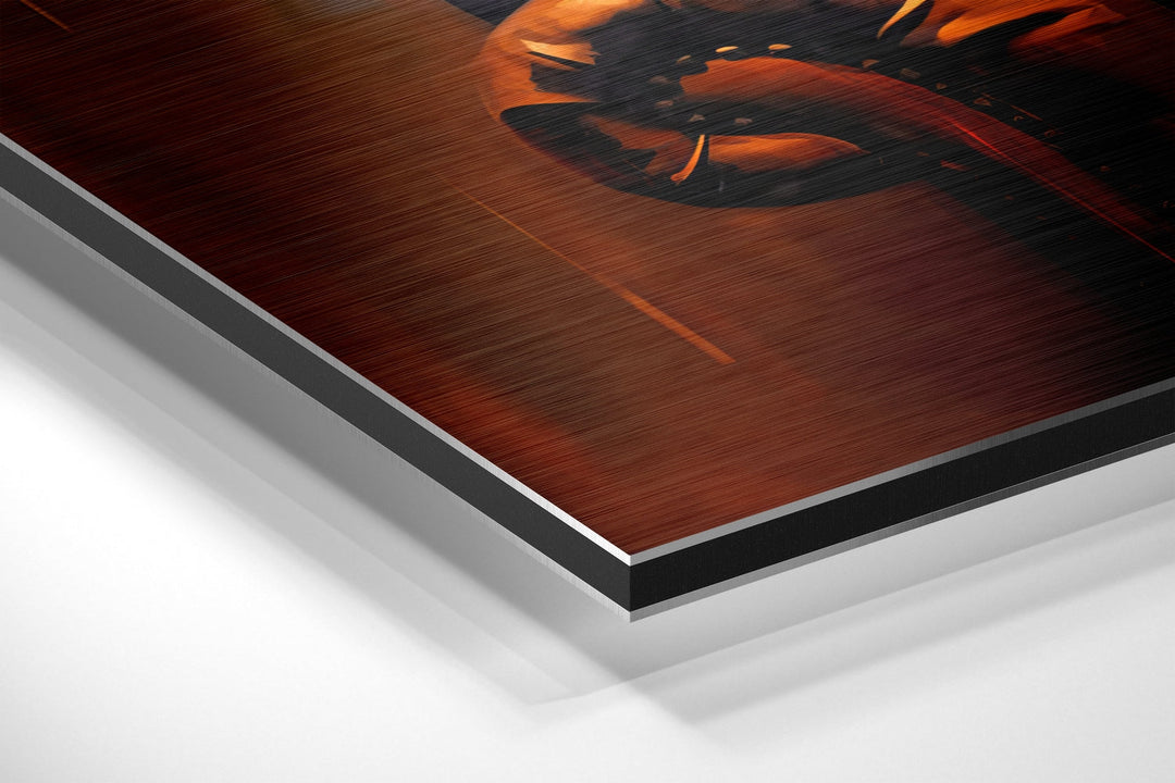 The Godfather Brushed Aluminum Dibond Wall Art.