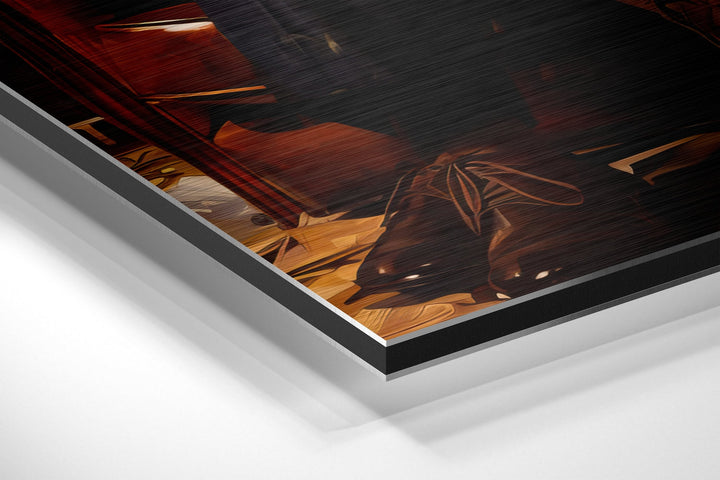 The Godfather Brushed Aluminum Dibond Wall Art.