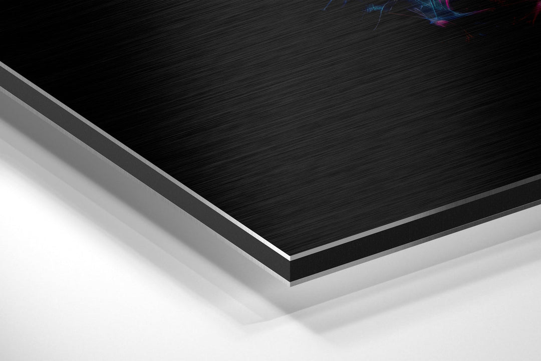 Earth Brushed Aluminum Dibond Wall Art.