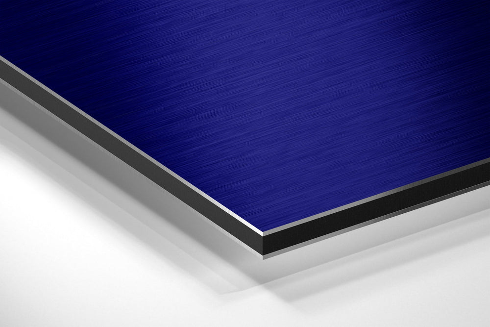 Keep It Simple Brushed Aluminum Dibond Wall Art.