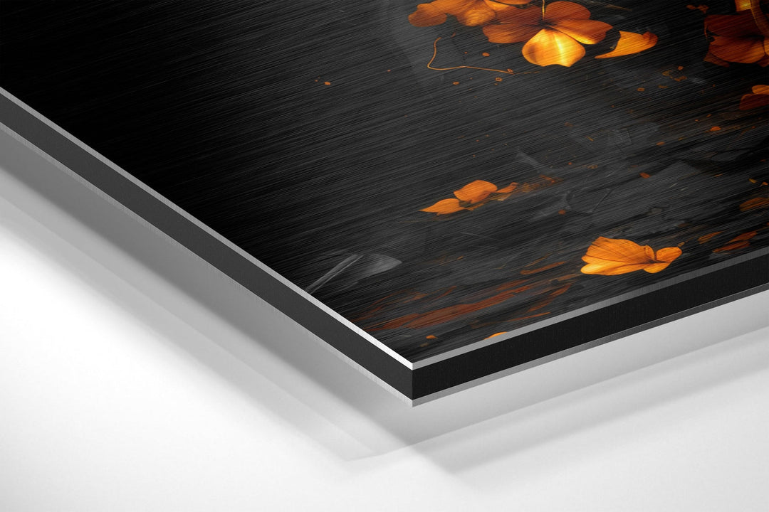Butterfly Brushed Aluminum Dibond Wall Art.
