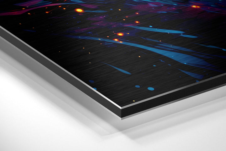 Colors of Space Brushed Aluminum Dibond Wall Art.