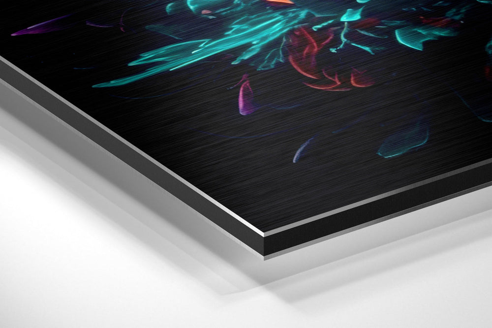 Colors of Space Brushed Aluminum Dibond Wall Art.
