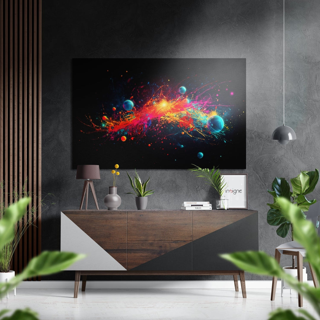 Colors of Space Brushed Aluminum Dibond Wall Art.