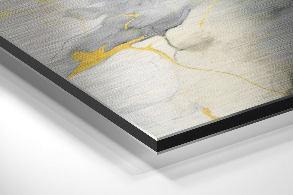 Marbleous  Brushed Aluminum Dibond Wall Art.
