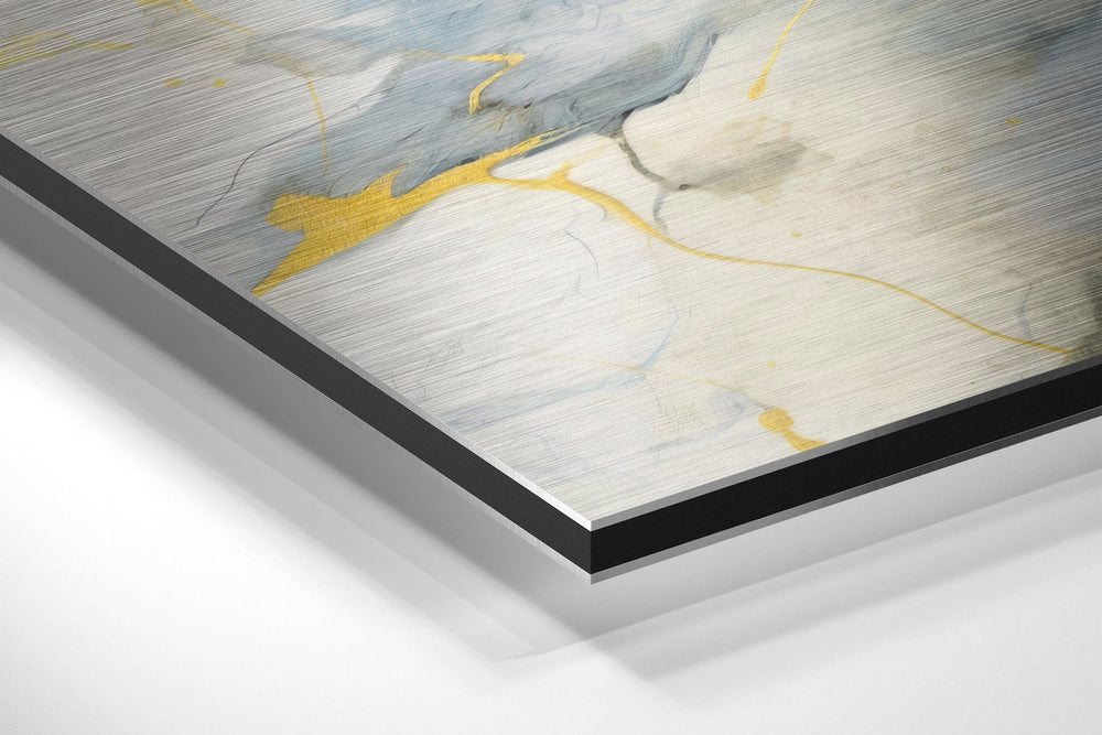 Marbleous  Brushed Aluminum Dibond Wall Art.