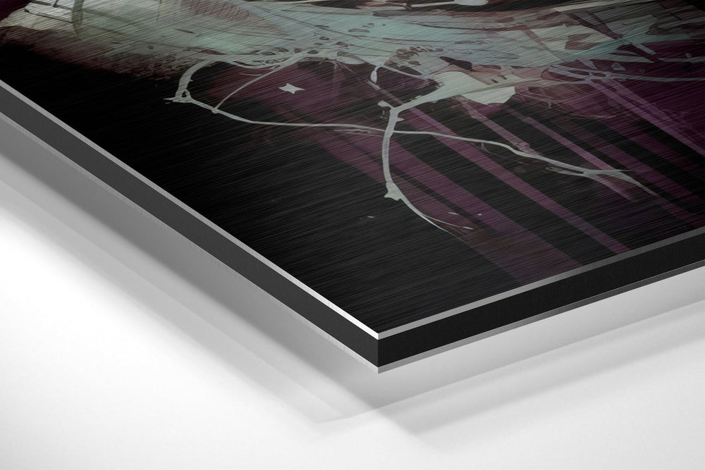 Kobe Bryant Brushed Aluminum Dibond Wall Art.