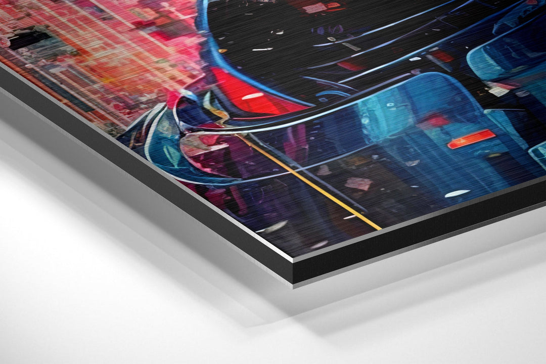 Robocop Brushed Aluminum Dibond Wall Art.