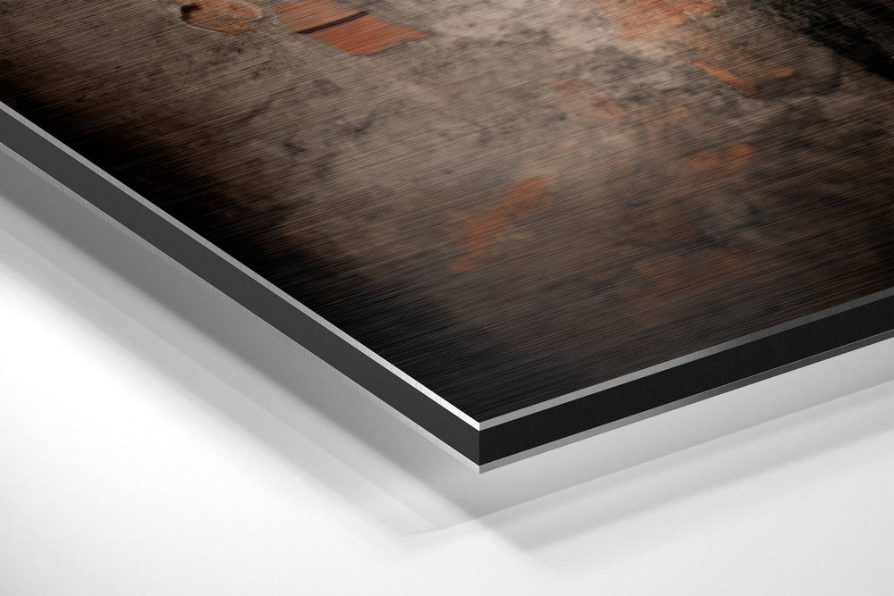 Joker Brushed Aluminum Dibond Wall Art.