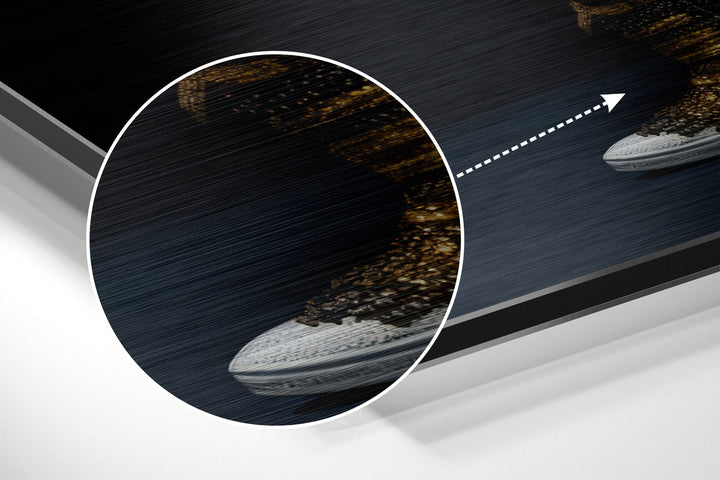 Stylish Ape Brushed Aluminum Dibond Wall Art.