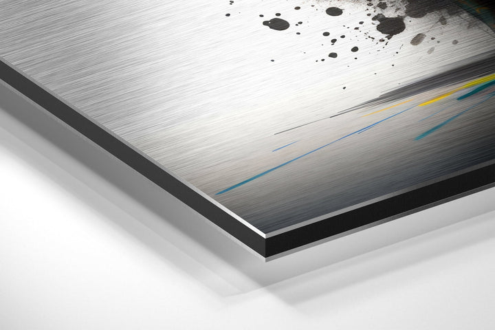 Bull Brushed Aluminum Dibond Wall Art.