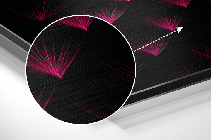 Lotus Brushed Aluminum Dibond Wall Art.