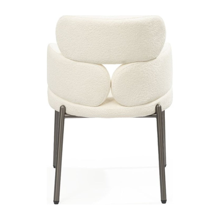 Adele Dining Armchair White – back