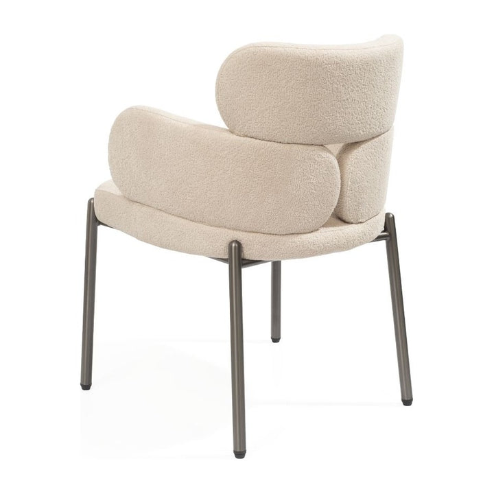 Adele Dining Armchair Taupe – back