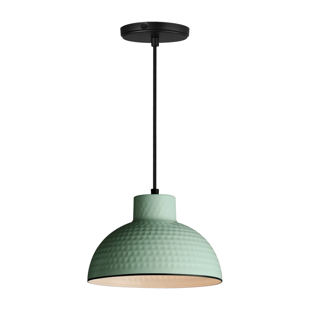 Rockport 1-Light Pendant 35142 by Studio M Lighting in Sage Green