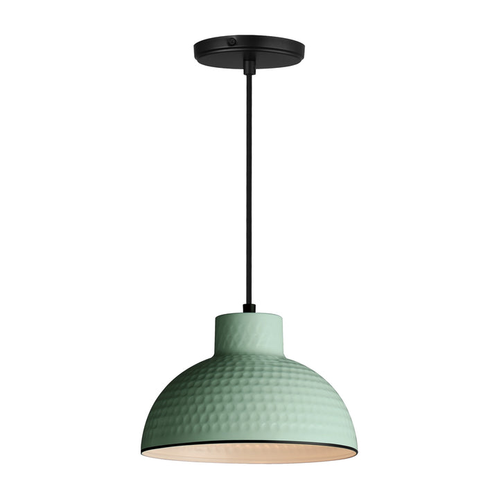 Rockport 1-Light Pendant 35142 by Studio M Lighting in Sage Green