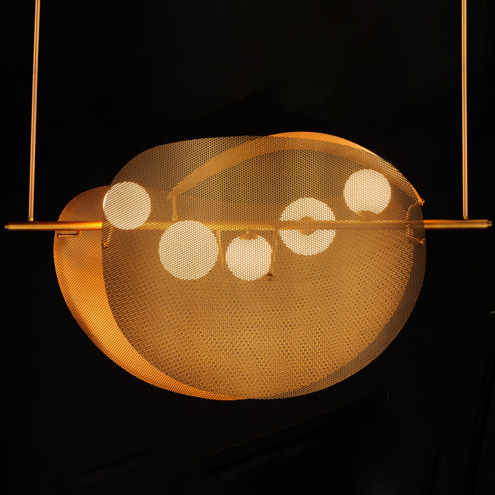 Chips 5-Light Linear Pendant by Studio M Lighting – lifestyle