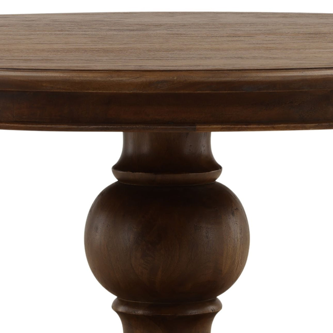 Artis Brown Mango Wood Dining Table, 60-inch, detail 2 view