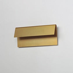 Natural Aged Brass Folded Sconce by Studio M Lighting – lifestyle