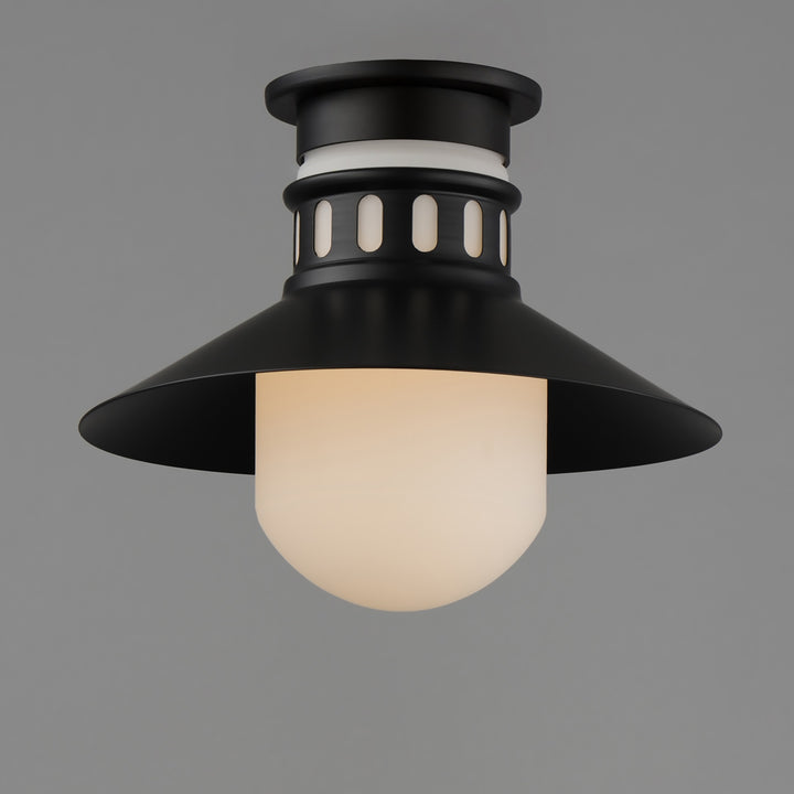 Admiralty 1-Light Outdoor Flush Mount by Studio M Lighting – lifestyle