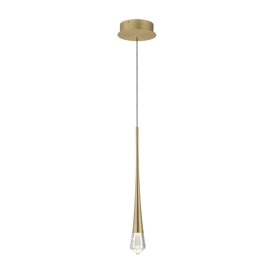 Pierce 1-Light LED Pendant by Studio M Lighting in Gold
