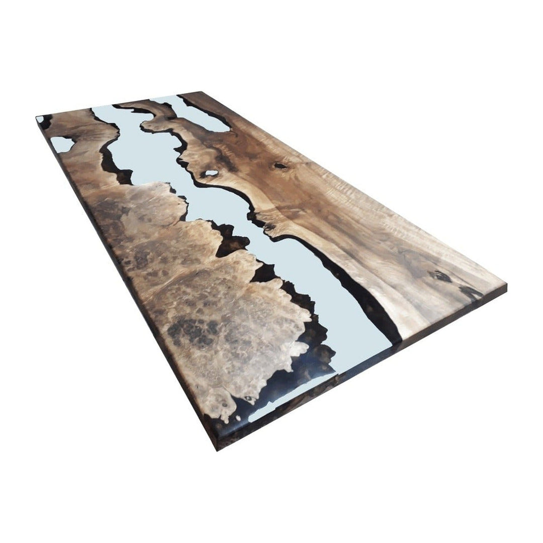 Alcantara Walnut Wood River Dining Table Arditi Collection