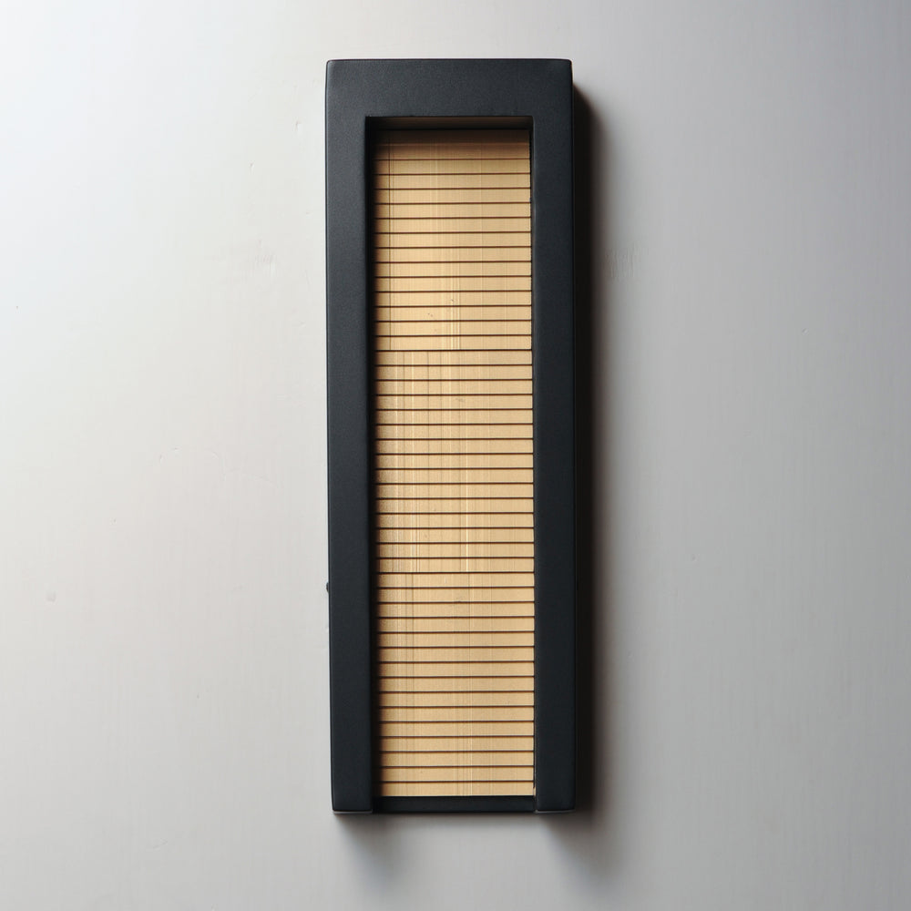 Alcove Large LED Outdoor Wall Sconce by ET2 Lighting, styled view 1