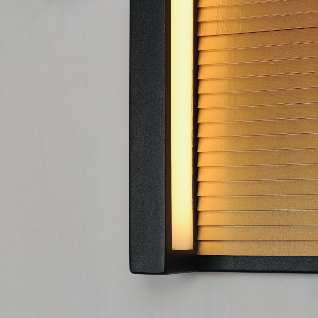 Alcove Large LED Outdoor Wall Sconce by ET2 Lighting, styled view 4