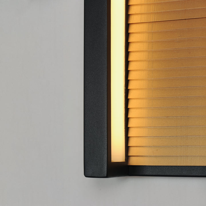 Alcove Large LED Outdoor Wall Sconce by ET2 Lighting, styled view 4