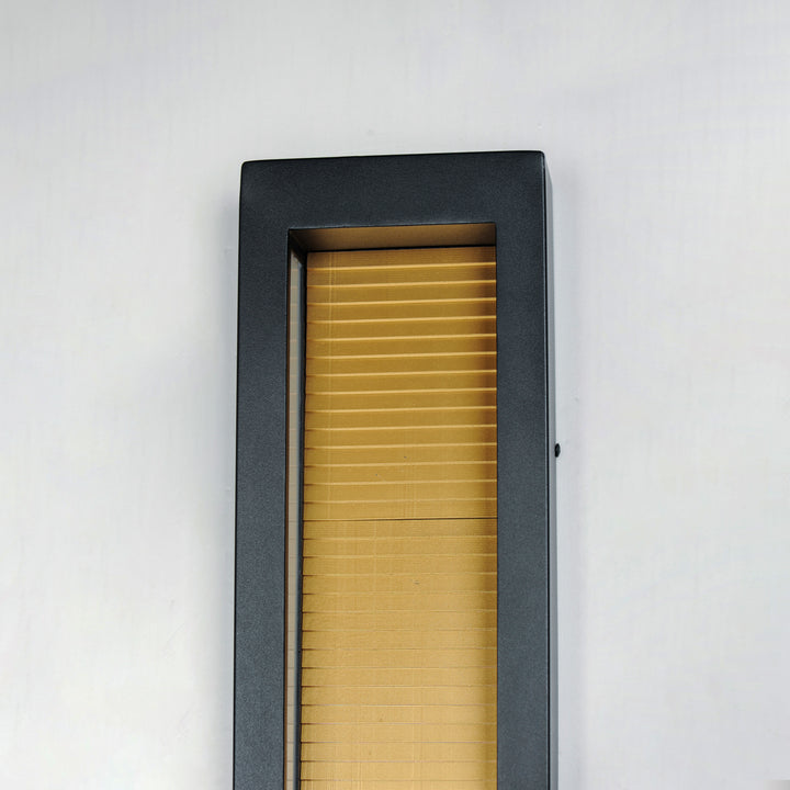 Alcove Large LED Outdoor Wall Sconce by ET2 Lighting, styled view 6