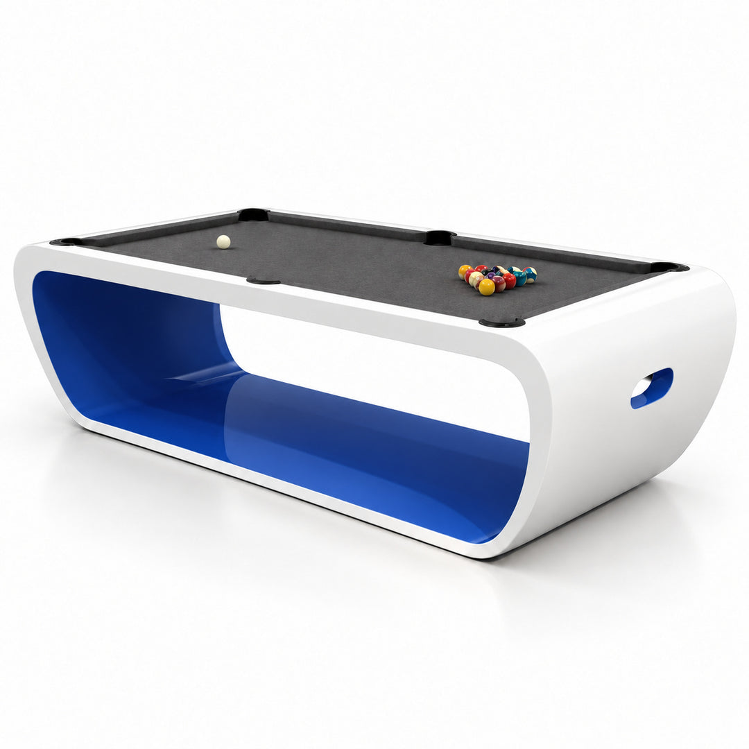 Aldo pool table - Cobalt &amp; White 