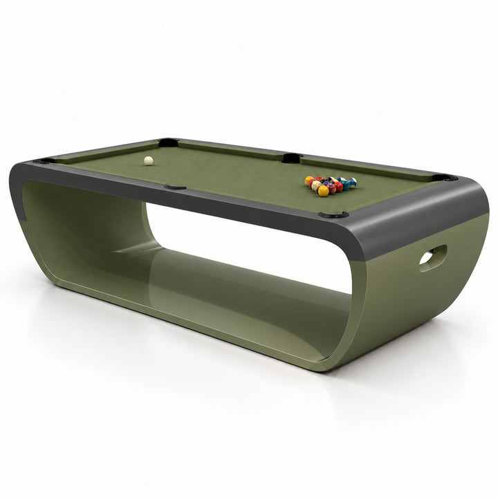 Aldo pool table - Olive &amp; Charcoal 