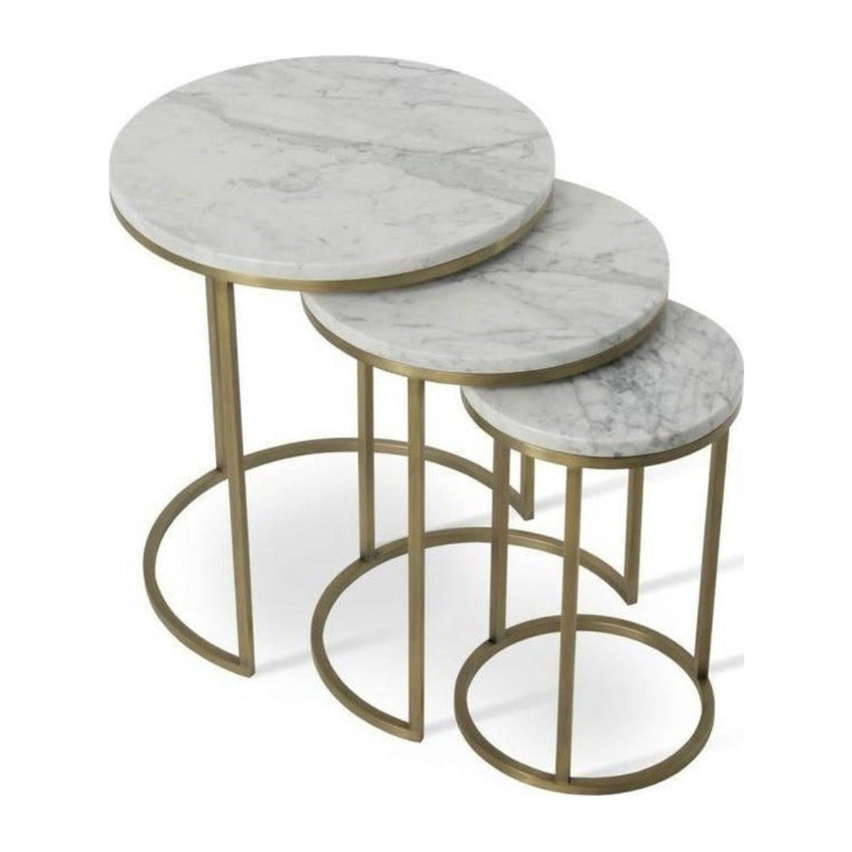 ALEXY MARBLE TOP NESTING TABLE Soho Concept