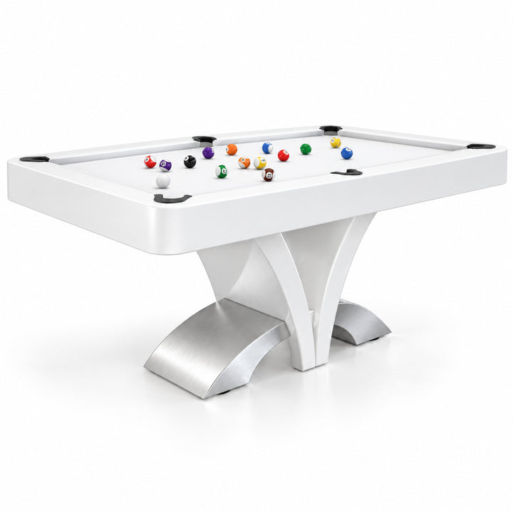 Aliya pool table - Crisp White 