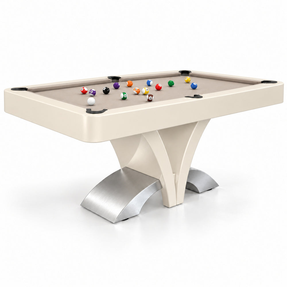 Aliya pool table - Warm Ivory 