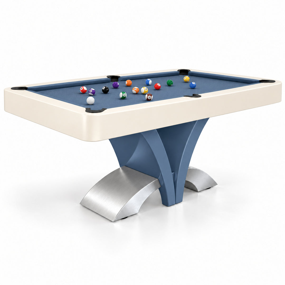 Aliya pool table - Slate &amp; Ivory 