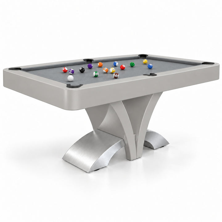 Aliya pool table - Stone Gray 