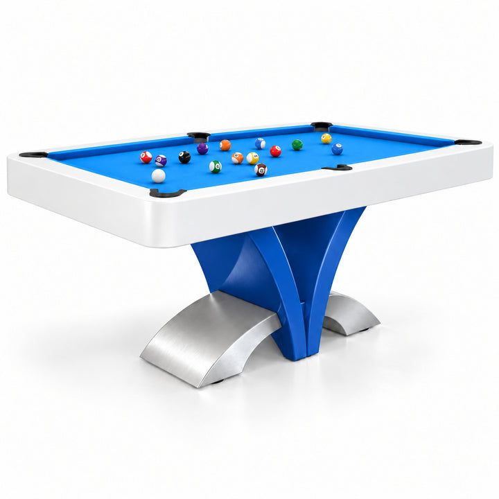 Aliya pool table - Arctic Blue 