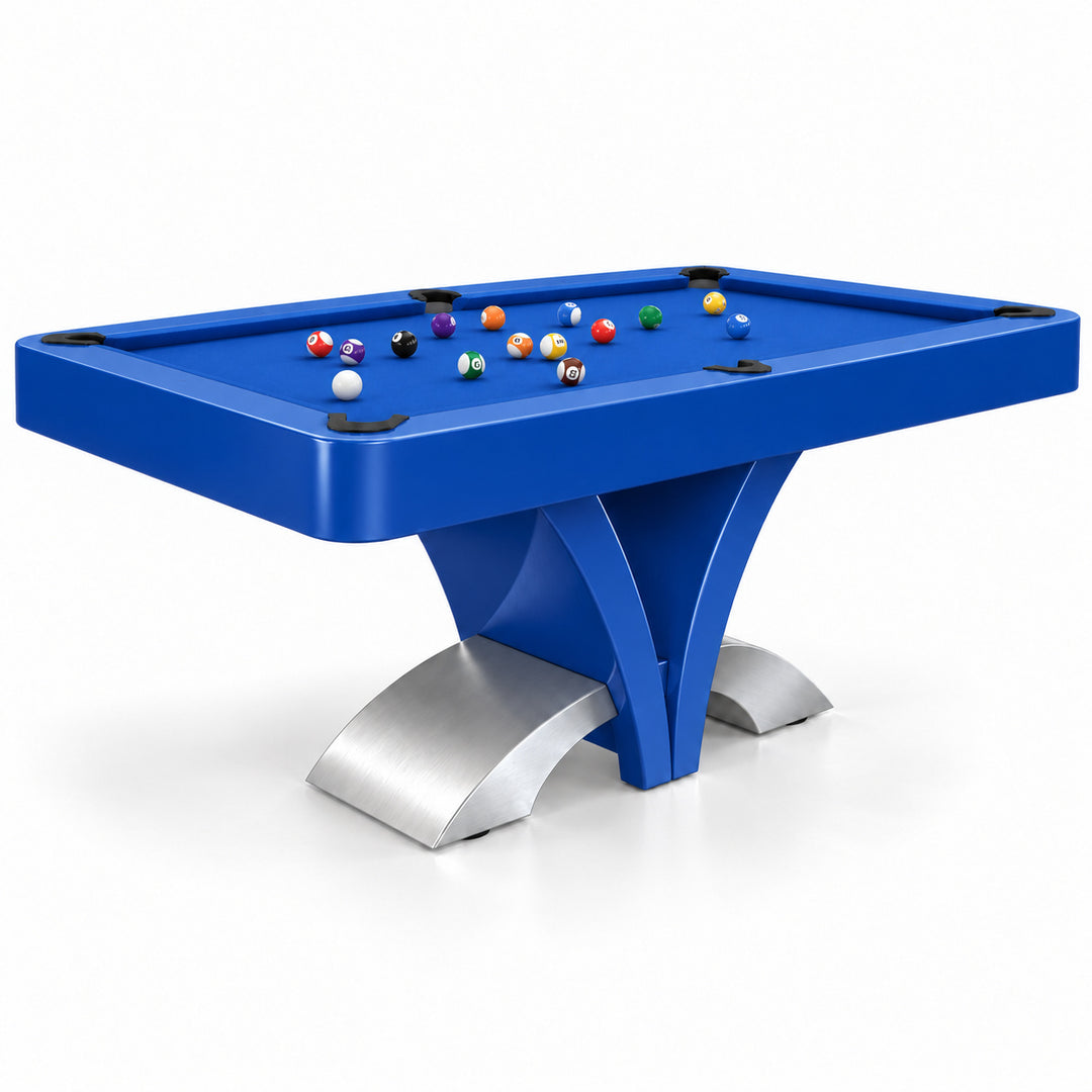 Aliya pool table - Solid Cobalt 